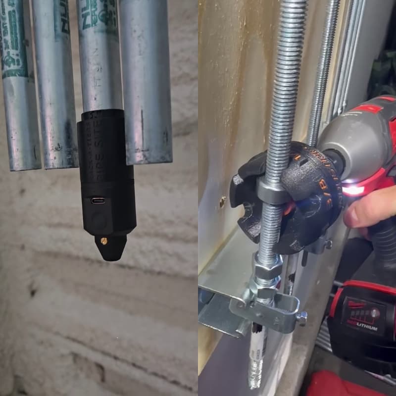 Jobsite Ideas Turned Into Real Tools: Pipe Site & Nut Zipper